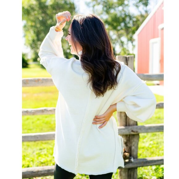 LAST ONE! new Free People We The Free Women’s Wonderful Cotton Pullover Top - Picture 8 of 16